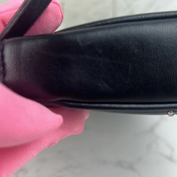 By Far Rachel Black Stud Leather Shoulder Bag - Picture 12 of 16